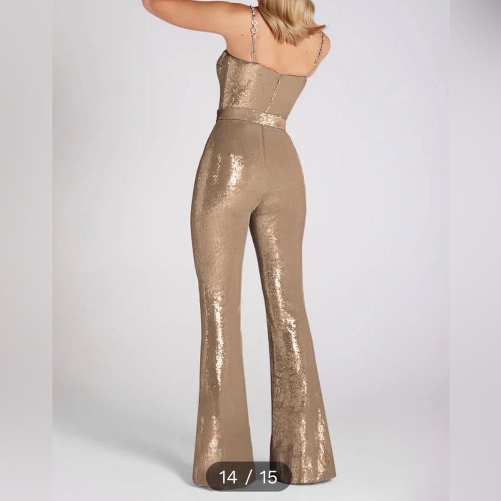 Gold Sequin Jumpsuit